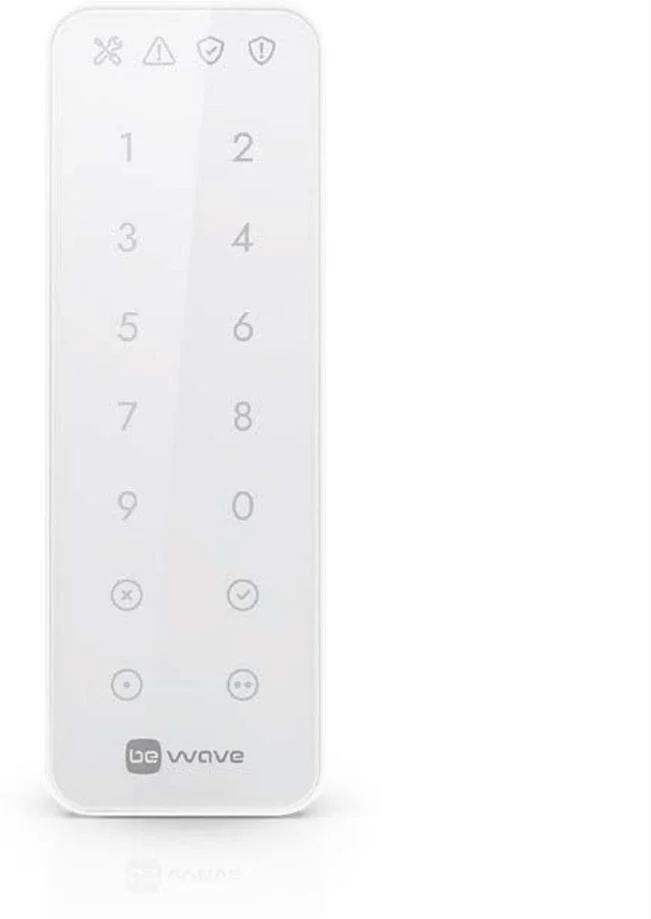 BE WAVE Bezprzewodowa klawiatura dotykowa (biała typ urządzenia AKP-200-W) Smart Keypad W (AKP-200-W