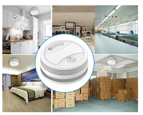 Bezprzewodowy Czujnik detektor DYMU TUYA WIFI