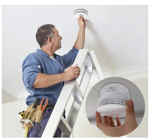 Bezprzewodowy Czujnik detektor DYMU TUYA WIFI