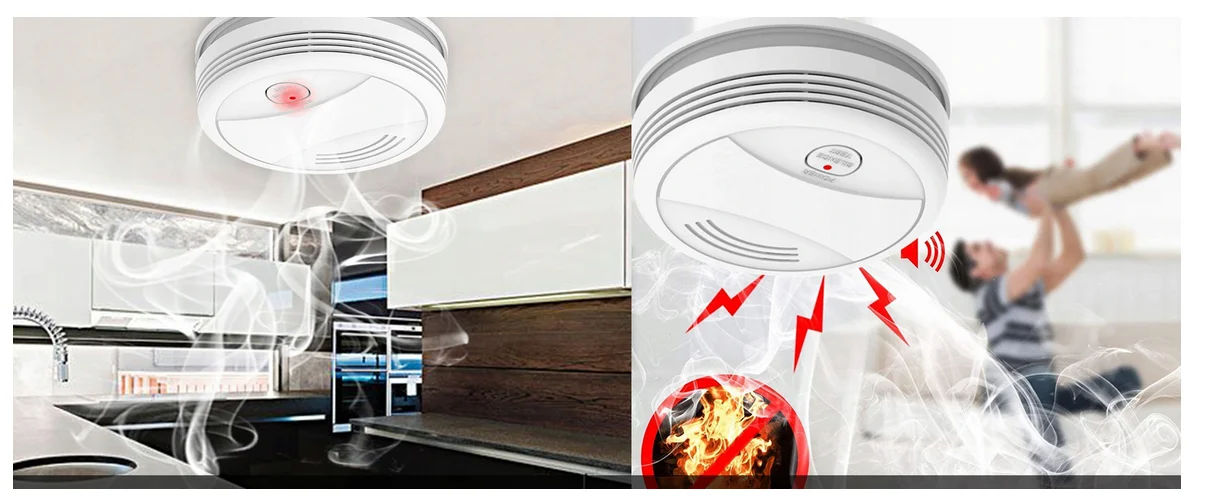 Bezprzewodowy Czujnik detektor DYMU TUYA WIFI