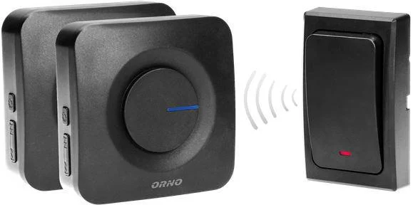 bezprzewodowy dzwonek do drzwi z 2 odbiornikami orno or db m 8e501602d17940e797d01f7d4d2d7bd0