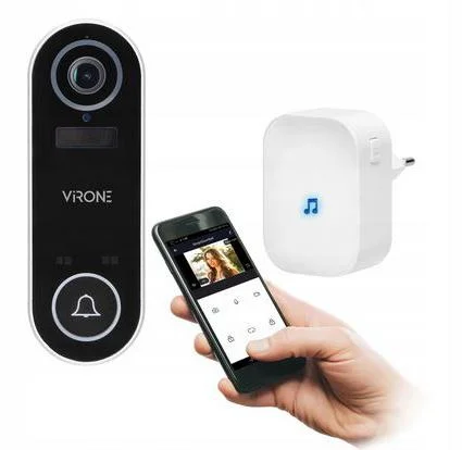 bezprzewodowy dzwonek z kamera wi fi tuya virone vdb 1 349fcd0de07746768a61bf4f16908147