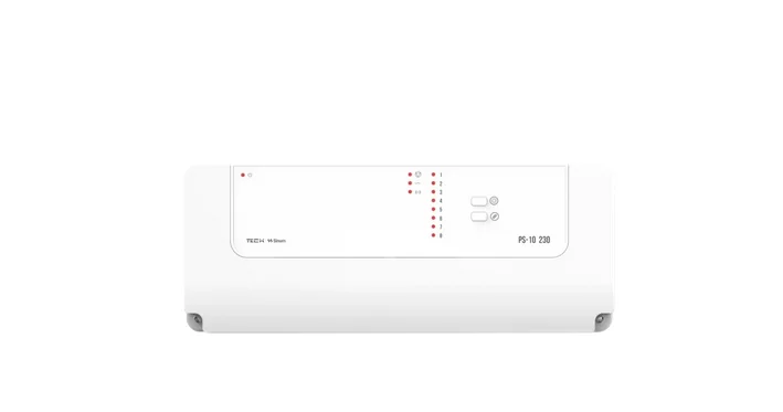 Bezprzewodowy przekaźnik na szynę din niebieski PS-10 230 Tech Sterowniki