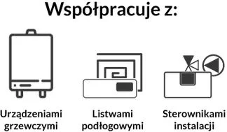 Bezprzewodowy regulator pokojowy biały T-4.2 Tech sterowniki