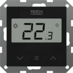 bezprzewodowy regulator pokojowy czarny f 8z tech sterowniki 1f702296a2d54a679ab01491dc4b0615