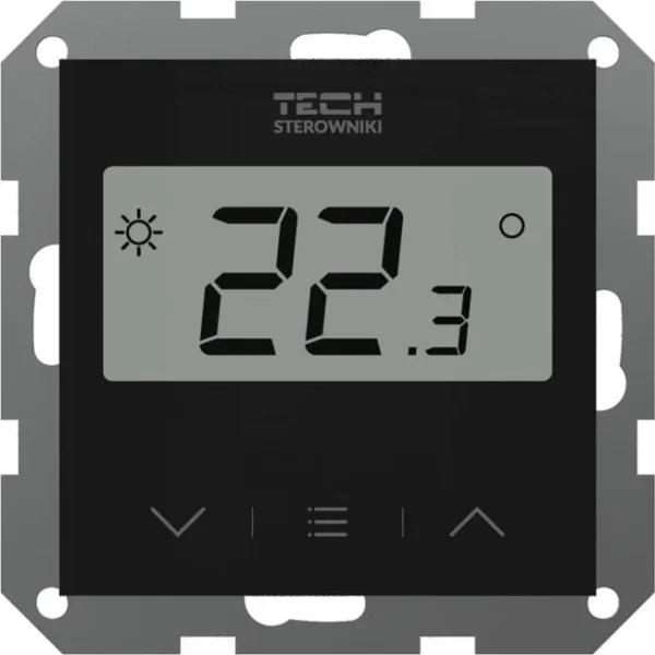 bezprzewodowy regulator pokojowy czarny f 8z tech sterowniki 1f702296a2d54a679ab01491dc4b0615