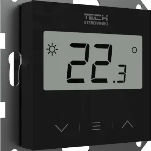 bezprzewodowy regulator pokojowy czarny f 8z tech sterowniki e4d68e0887b045d9848246b57f2a6868