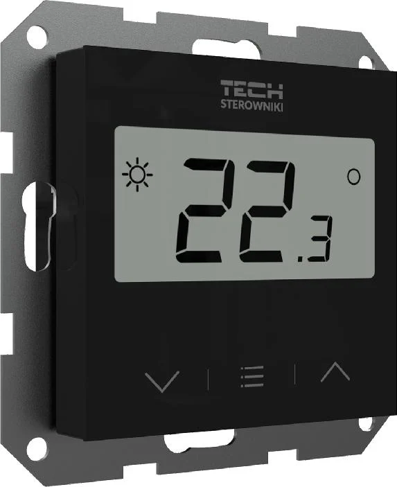 bezprzewodowy regulator pokojowy czarny f 8z tech sterowniki e4d68e0887b045d9848246b57f2a6868