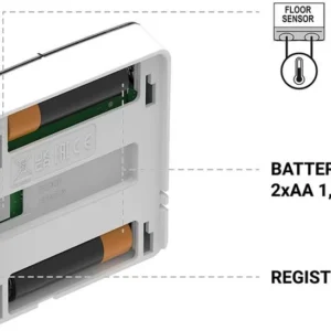 bezprzewodowy regulator pokojowy mechaniczny czarny r 8x tec 8d2076eaf0584f7cbfa45b7e33f5ef46
