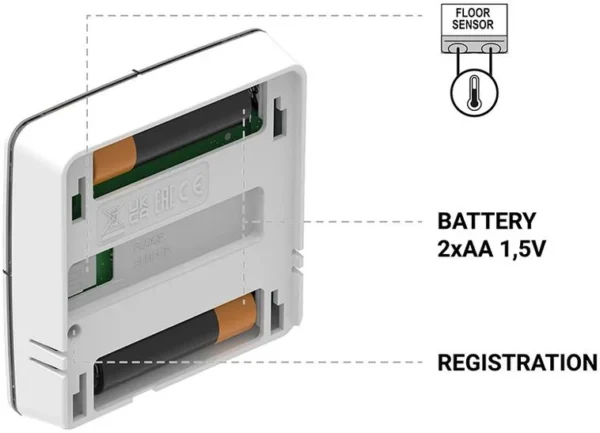 bezprzewodowy regulator pokojowy mechaniczny czarny r 8x tec 8d2076eaf0584f7cbfa45b7e33f5ef46