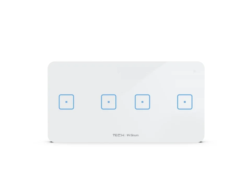 Bezprzewodowy włącznik czteropolowy czarny WSS-22 Tech Sterowniki