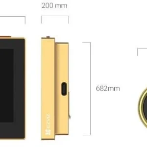 bezprzewodowy wizjer do drzwi ezviz hp2 zoty eb279e9db86f4f91a7c9fabfdc05cc63