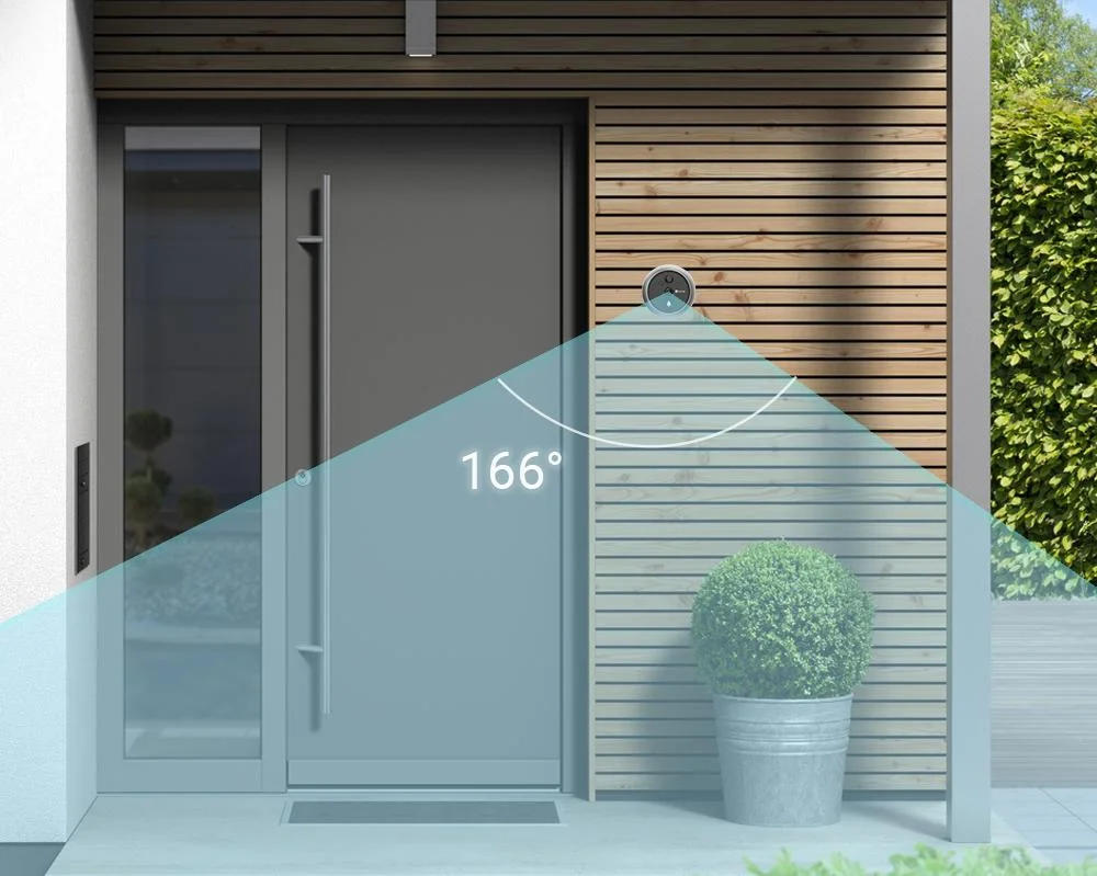 Bezprzewodowy wideowizjer z dzwonkiem i kamerą 2K 3MPx EZVIZ DP2 - niech żaden szczegół nie umknie Twojej uwadze!