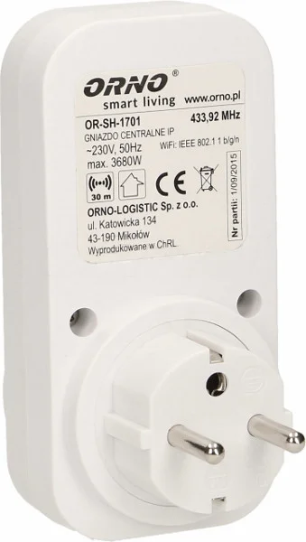 centrala systemu or sh 1701 gniazdko sterowane bezprzewodowo 94aa2f5dc41e4f1ca3a19b7c9b02204c