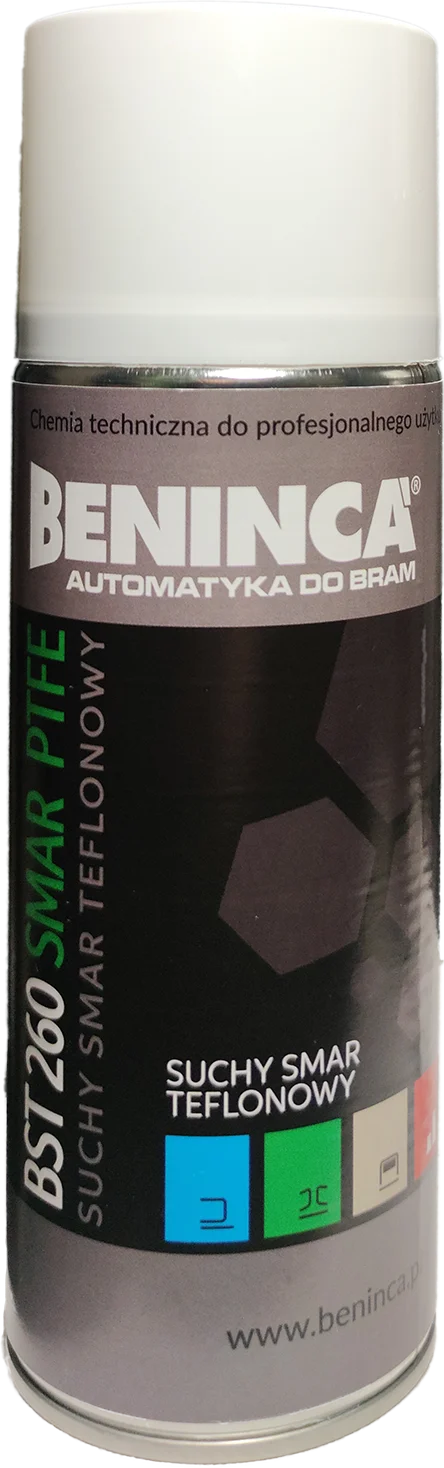 chemia suchy smar teflonowy beninca bst260 400ml do bramauto 9043ff08158e4728b90d9d14807277a0