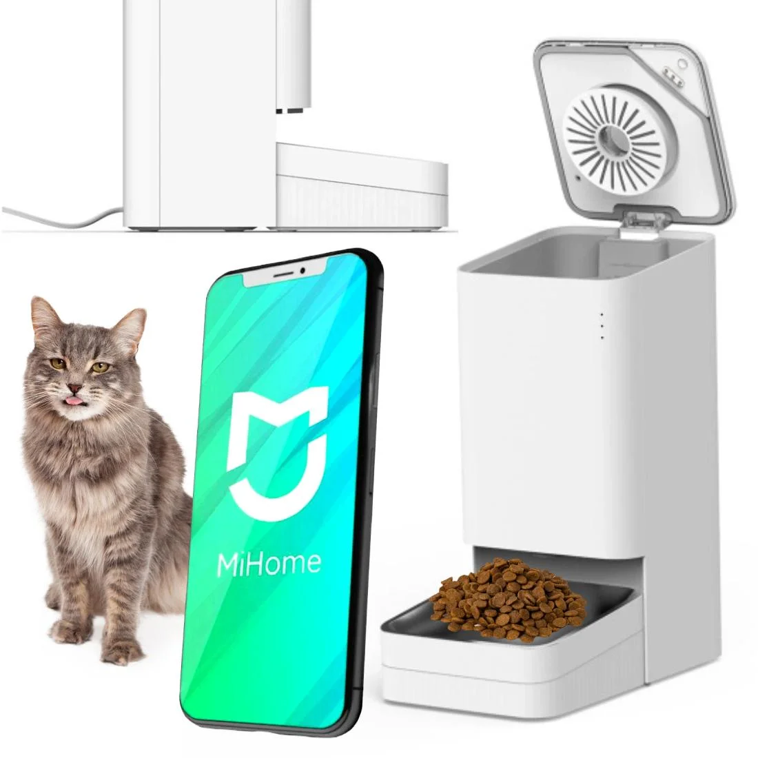 Inteligentny podajnik karmy Xiaomi Smart Pet Food Feeder EU - najważniejsze cechy urządzenia: