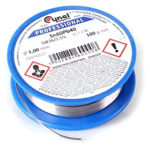 cyna lutownicza cynel szpulka 100g 1mm sn60pb40 sw26 93a4729a51234791b693b35d94cc6878
