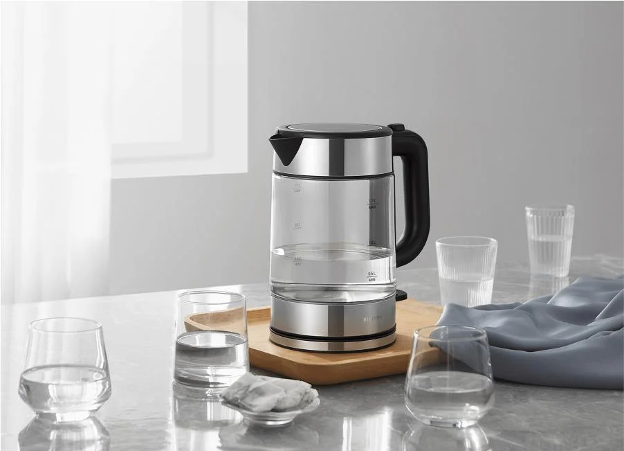 Xiaomi Electric Glass Kettle - czajnik elektryczny ergonomiczny, o pojemności 1,7L oraz bardzo dużej mocy 2200W