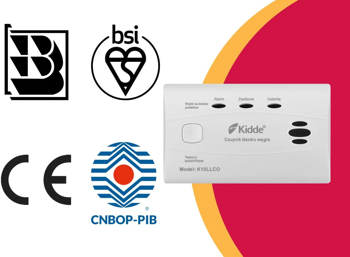 BĄDŹ BEZPIECZNY! Wybierz czujnik czadu posiadający wszystkie niezbędne i wymagane certyfikaty!