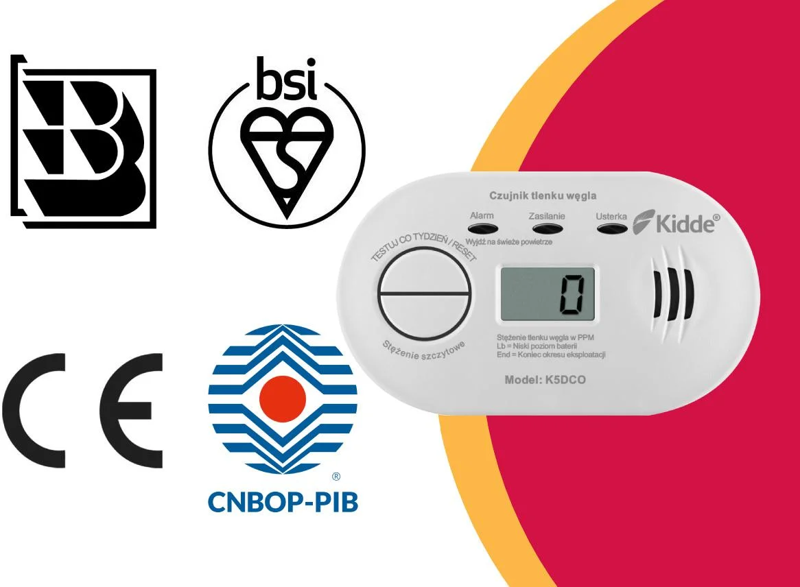 BĄDŹ BEZPIECZNY! Wybierz czujnik czadu posiadający wszystkie niezbędne i wymagane certyfikaty!