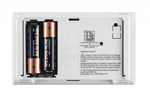 CZUJNIK CZADU Kidde K7DCO Z WYŚWIETLECZEM - wstrząsoodporność: