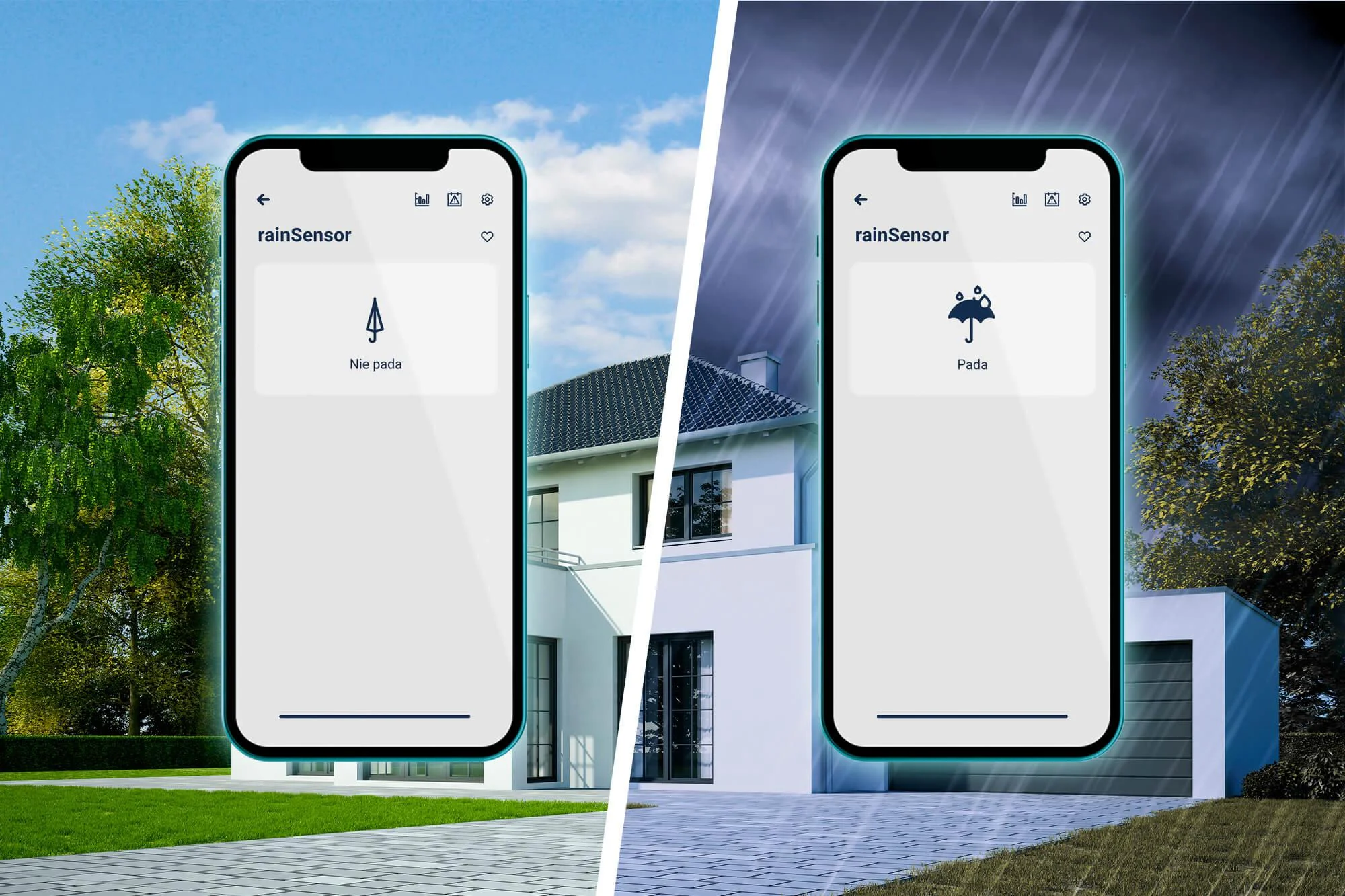 Czujnik deszczu BleBox rainSensor - wykrywaj moment, w którym zaczyna padać i ten, w którym przestaje!