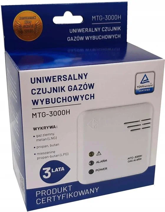 czujnik gazu propan butan metan mtg 3000h ae45f9ae44ac443a946d27b503834d99