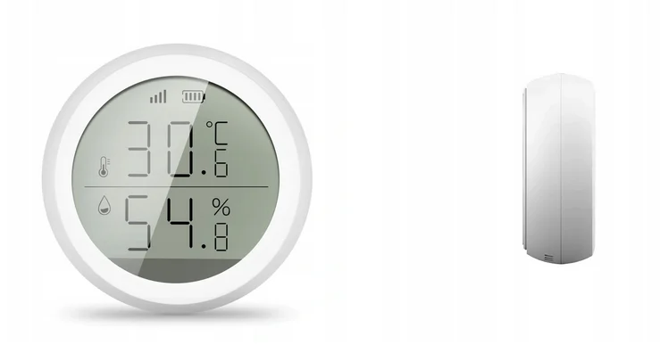 BEZPRZEWODOWY CZUJNIK TEMPERATURY I WILGOTNOŚCI: