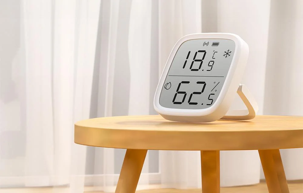 Inteligentny czujnik temperatury i wilgotności z wyświetlaczem LCD Sonoff SNZB-02D - monitoruj temperaturę i wilgotność!