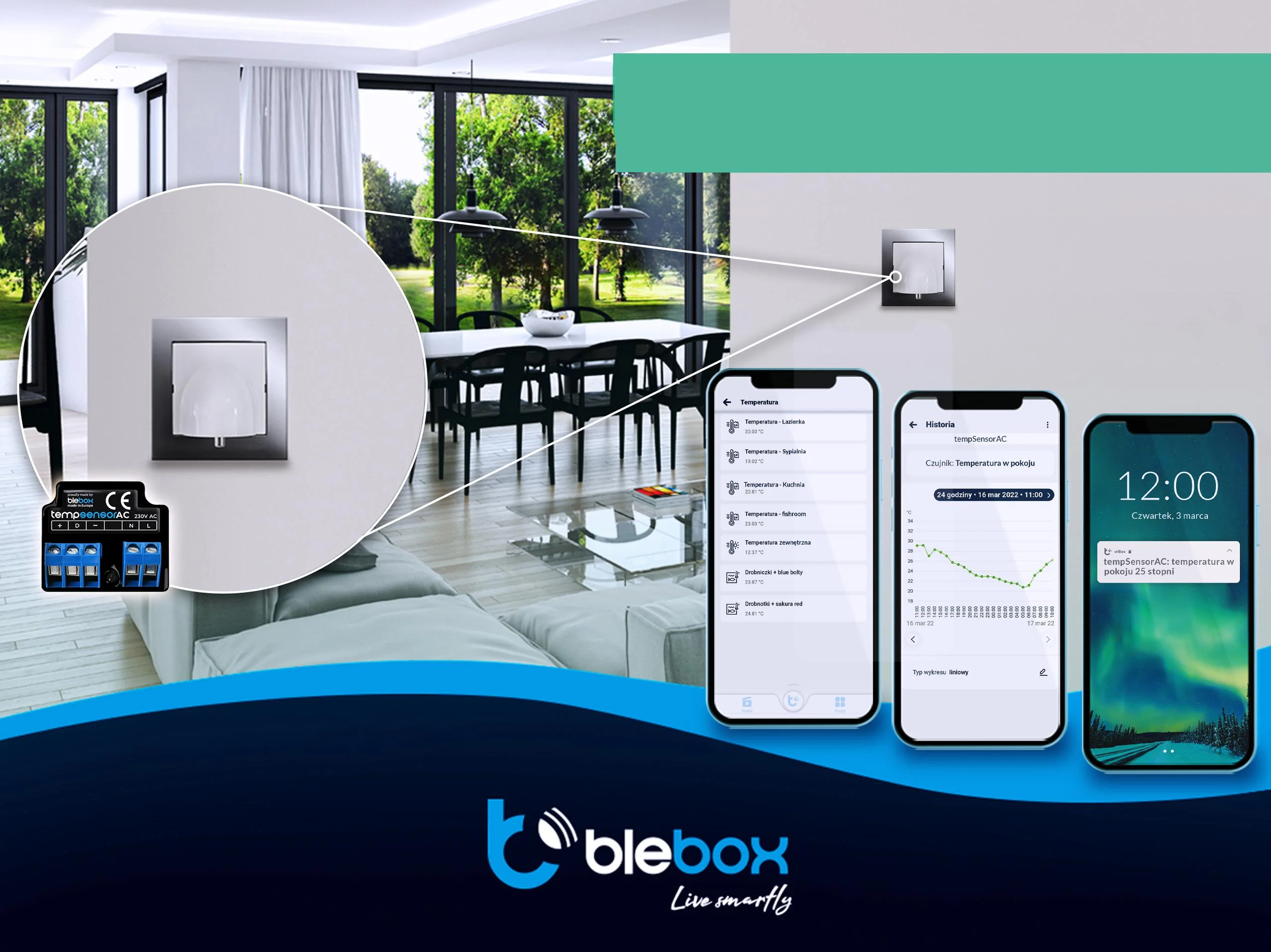 Czujnik temperatury tempsensorac v2 Blebox