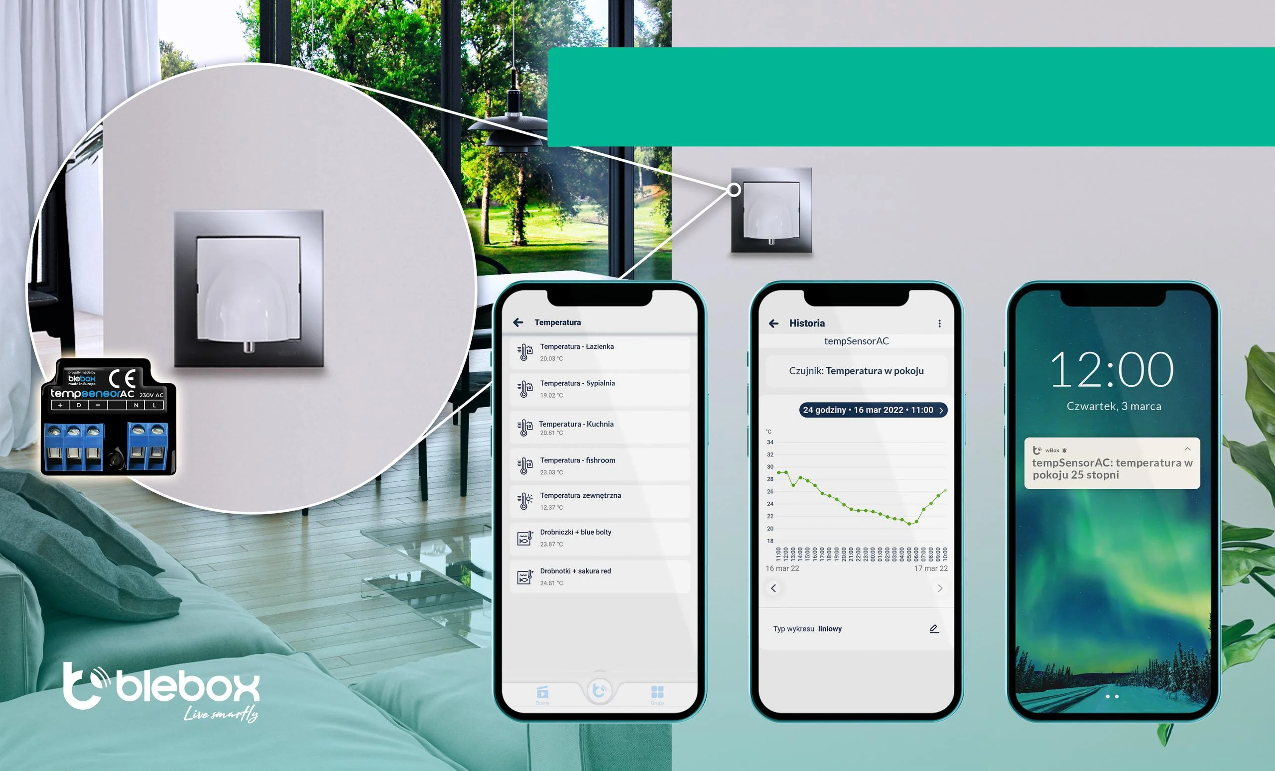 Czujnik temperatury tempsensorac v2 Blebox