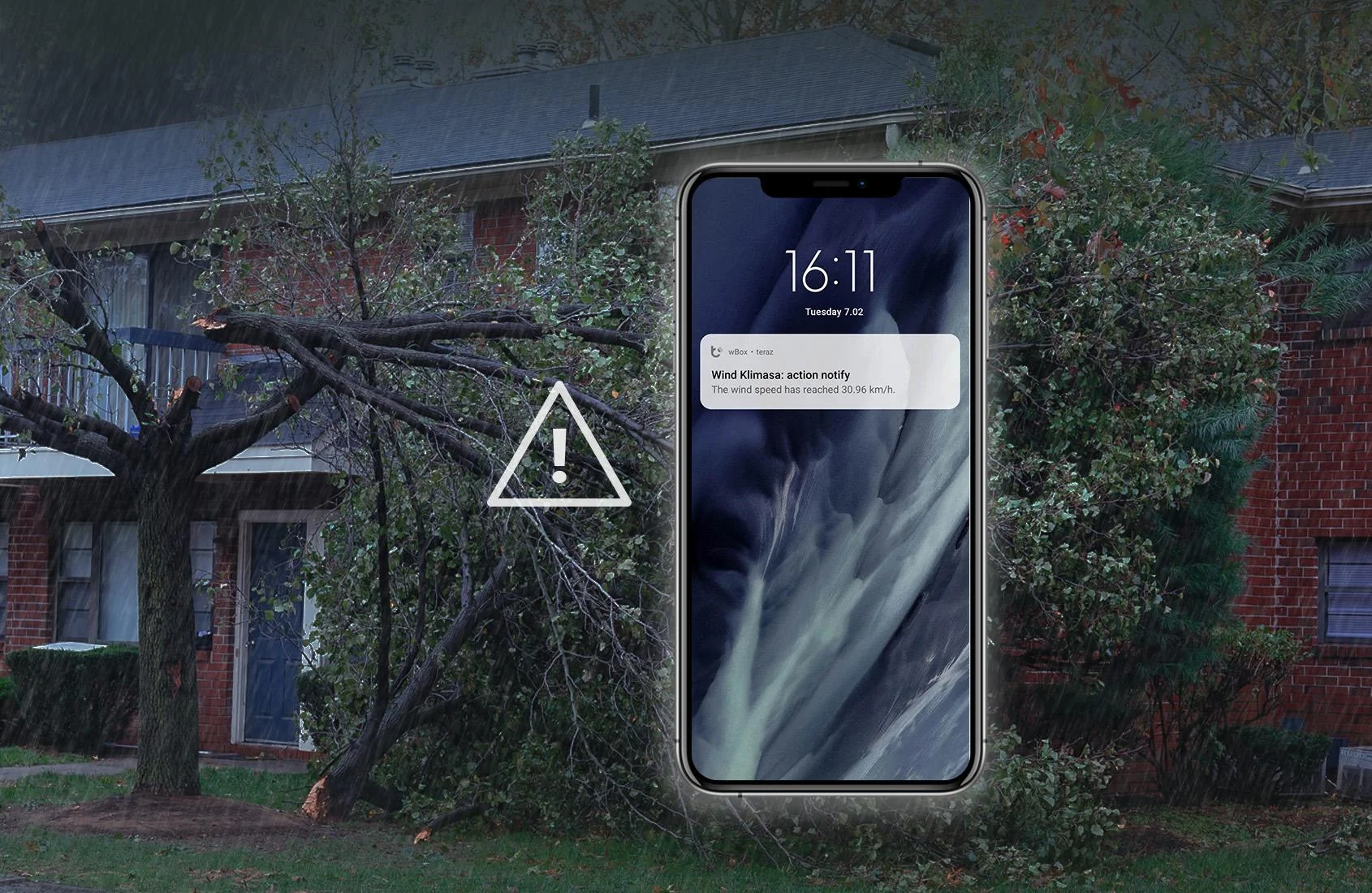 BleBox windSensor Pro - otrzymuj na swój smartfon powiadomienia i ostrzeżenia, na przykład w razie wystąpienia wichury!