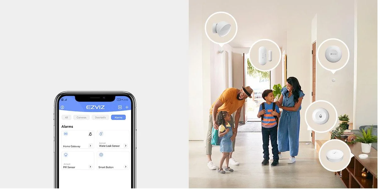Rozbudowa systemu alarmowego EZVIZ