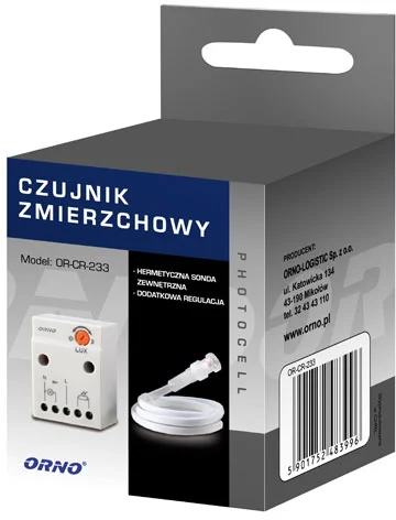 CZUJNIK ZMIERZCHOWY OR-CR-233 ORNO Z SONDĄ 