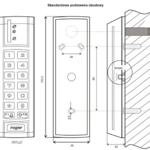 czytnik zblizeniowy roger prt12lt a55eb91dc43c453fb0abed69426a9874