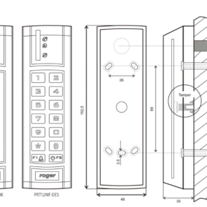 czytnik zblizeniowy roger prt12mf des bk a1a062577b594e90a43c252492e94034