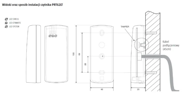 czytnik zblizeniowy roger prt62lt d957a8bea55c41869a84d806cd351a81