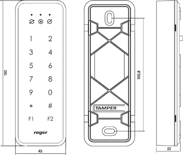 czytnik zblizeniowy roger prt84mf bk b7b87ed000b447b9b3c6e52083bc3fda