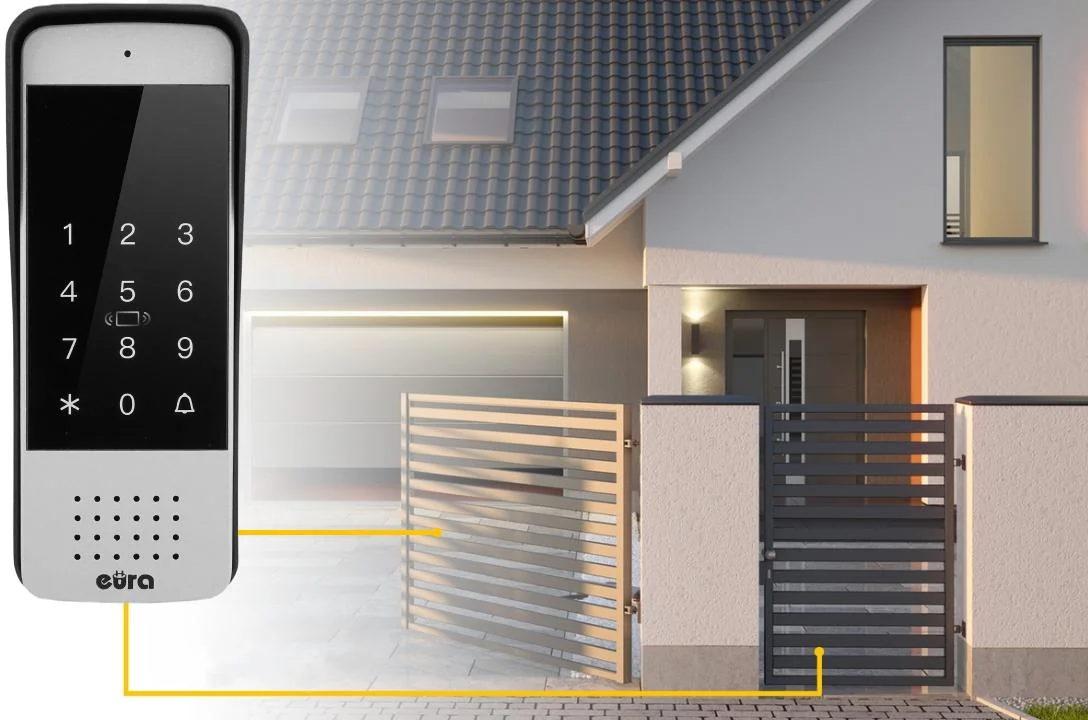 Eura ADP-34A3 – obsługa dwóch wejść (sterowanie furtką i bramą)