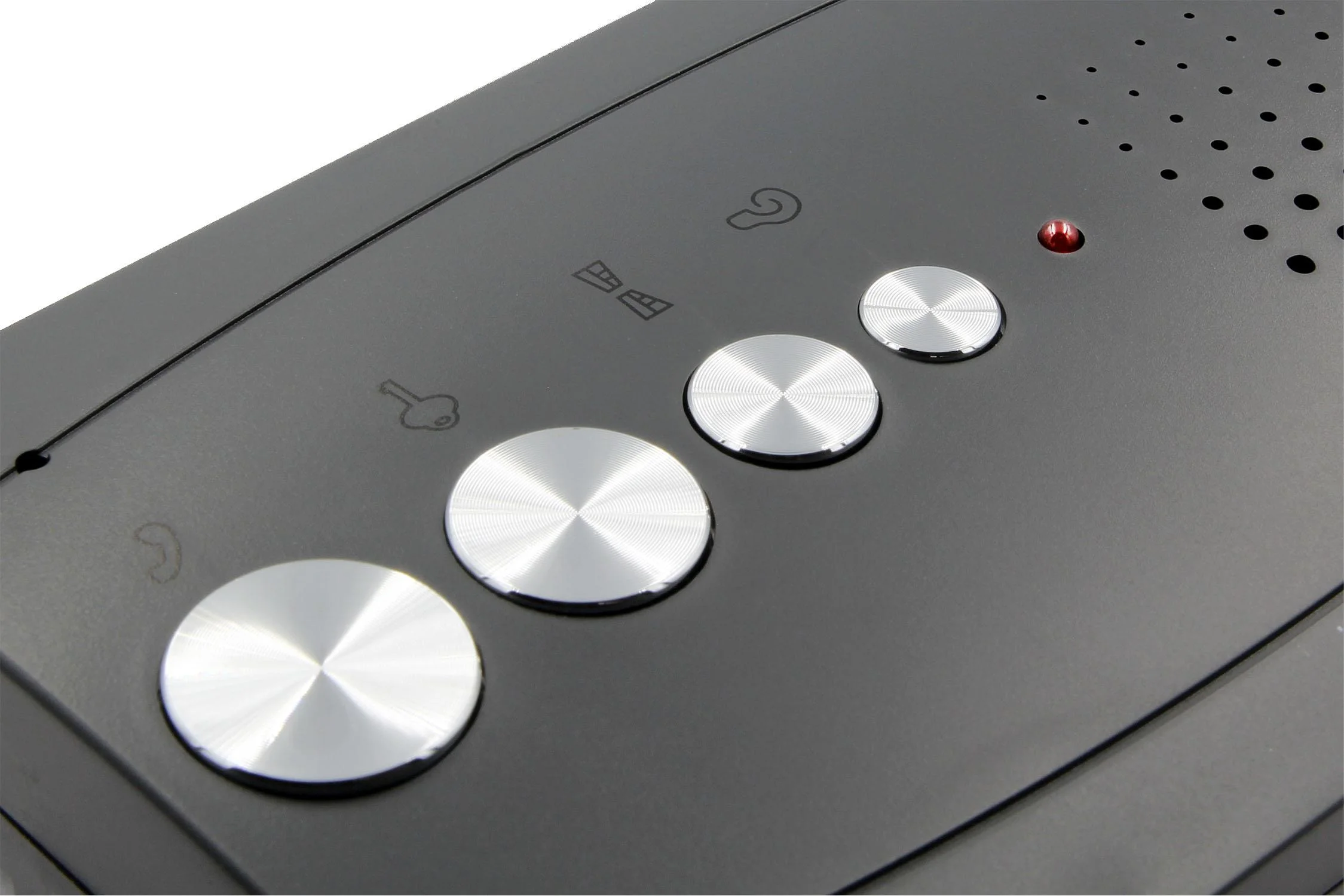 Unifon (moduł wewnętrzny) domofonu EURA ADP-38A3 ENTRA grafit: