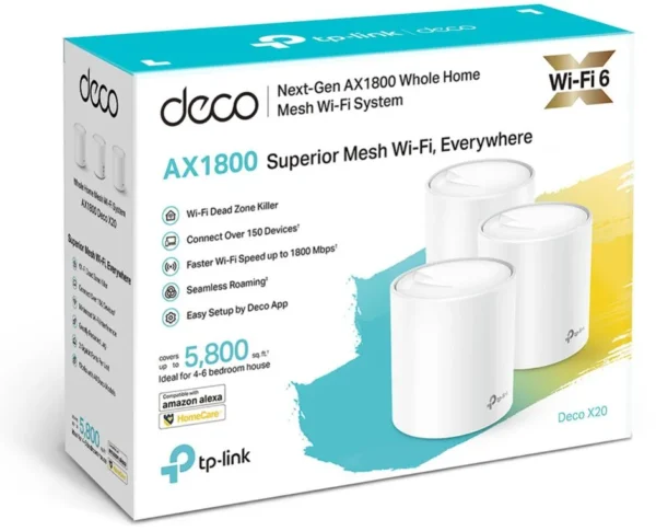 domowy system wi fi mesh tp link deco x20 3 pack c26892237b0c473798fd0025663f0740