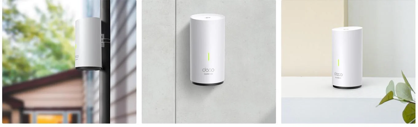 Jednostka domowego systemu WiFi MESH TP-Link DECO X50-OUTDOOR – wiele możliwości montażu