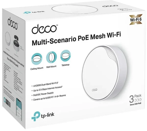 domowy system wi fi mesh tp link deco x50 poe3 pack d4a27d6f0e7348e180c7f74fc54742e0