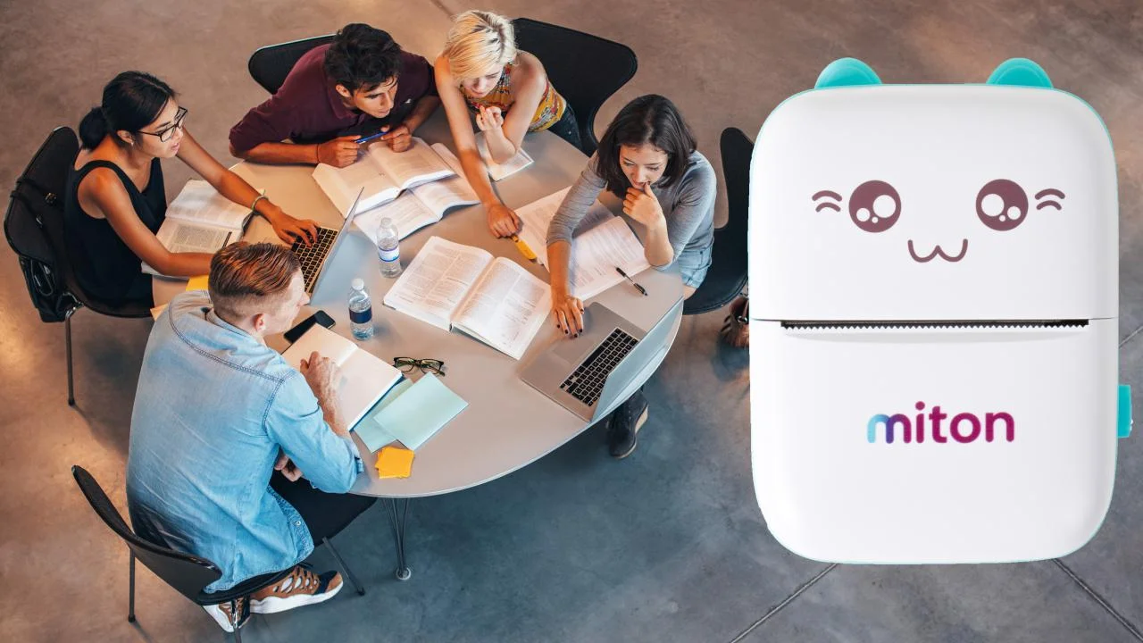 Drukarka termiczna Miton D-001 + 15 rolek