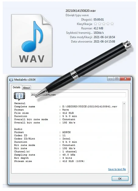 W 100% POTWIERDZONE PARAMETRY: