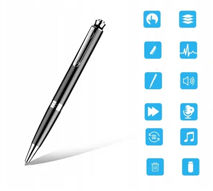 CYFROWY DYKTAFON W DŁUGOPISIE 8 GB W SKRÓCIE: