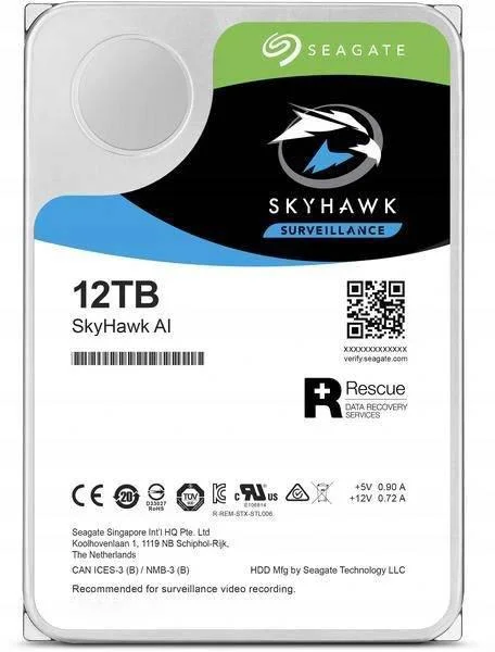 dysk hdd seagate skyhawk ai st12000ve003 12tb 48386c392d3b416ab764d758e1bd0896