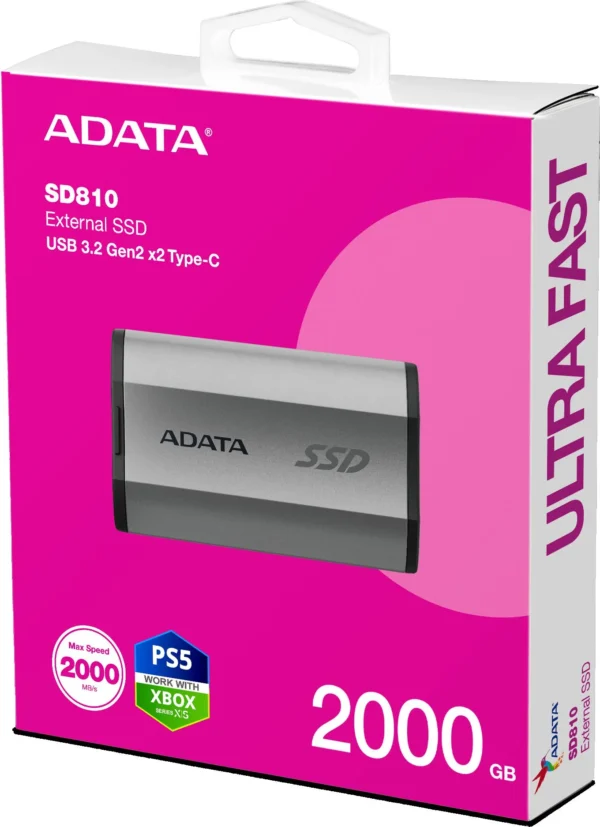 dysk ssd adata sd810 external 2tb usb32 srebrny a5ebed22845948c99466ac856b0ebd24