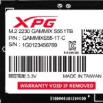 dysk ssd adata xpg gammix s55 1tb m2230 6f0b34aa577d43cb8fadf18625e2a2a7