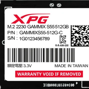 dysk ssd adata xpg gammix s55 512gb m2230 7bdf4d1f5c0c4a84965f6cd97f4255b7